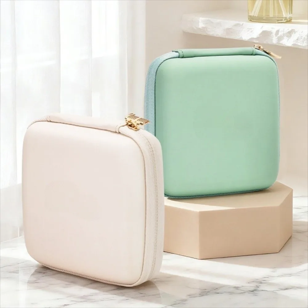 Leather Trinkets Storage Organizer Large Capacity Solid Color Jewelry Storage Case Simple Dustproof Portable Jewelry Organizer
Leather Trinkets Storage Organizer Large Capacity Solid Color Jewelry Storage Case Simple Dustproof Portable Jewelry Organizer