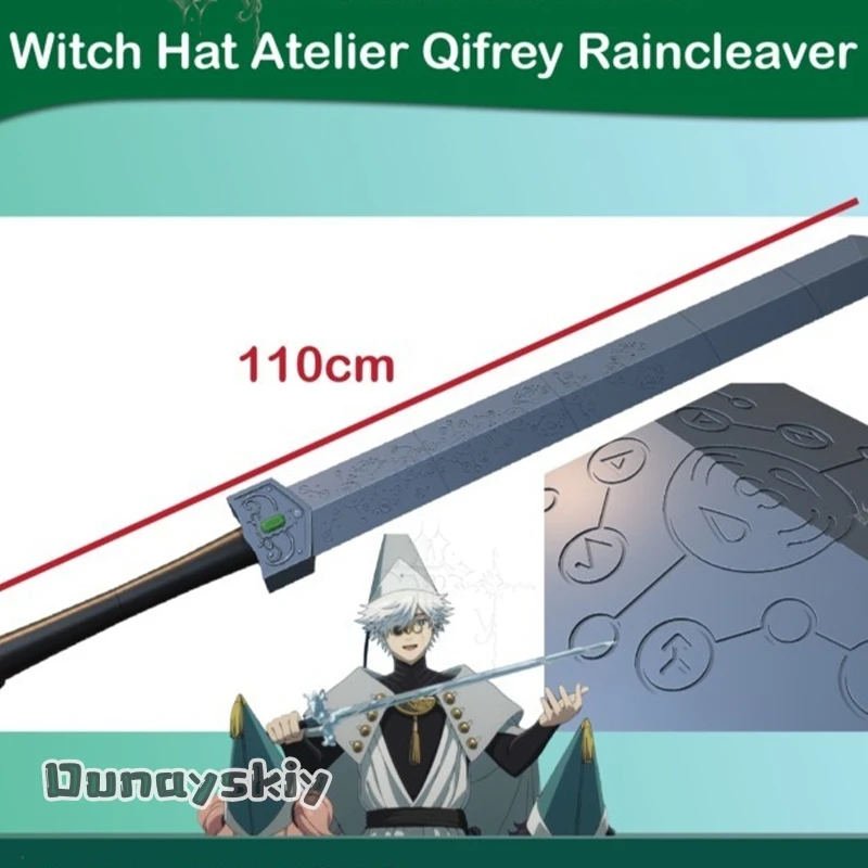CR6.30*Qifrey Raincleaver Sword Witch Hat Atelier Cosplay Accessory Replica Magic Blade Prop Anime Themed Convention Roleplay
CR6.30*Qifrey Raincleaver Sword Witch Hat Atelier Cosplay Accessory Replica Magic Blade Prop Anime Themed Convention Roleplay
