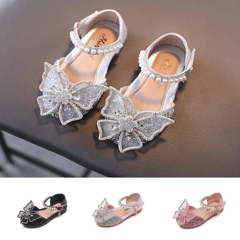 Girls Summer New Sandals Fashion Sequins Rhinestone Cute Bow Girls Princess Shoes Baby Girl Shoes Flat Heel Sandals Party Shoes
Girls Summer New Sandals Fashion Sequins Rhinestone Cute Bow Girls Princess Shoes Baby Girl Shoes Flat Heel Sandals Party Shoes