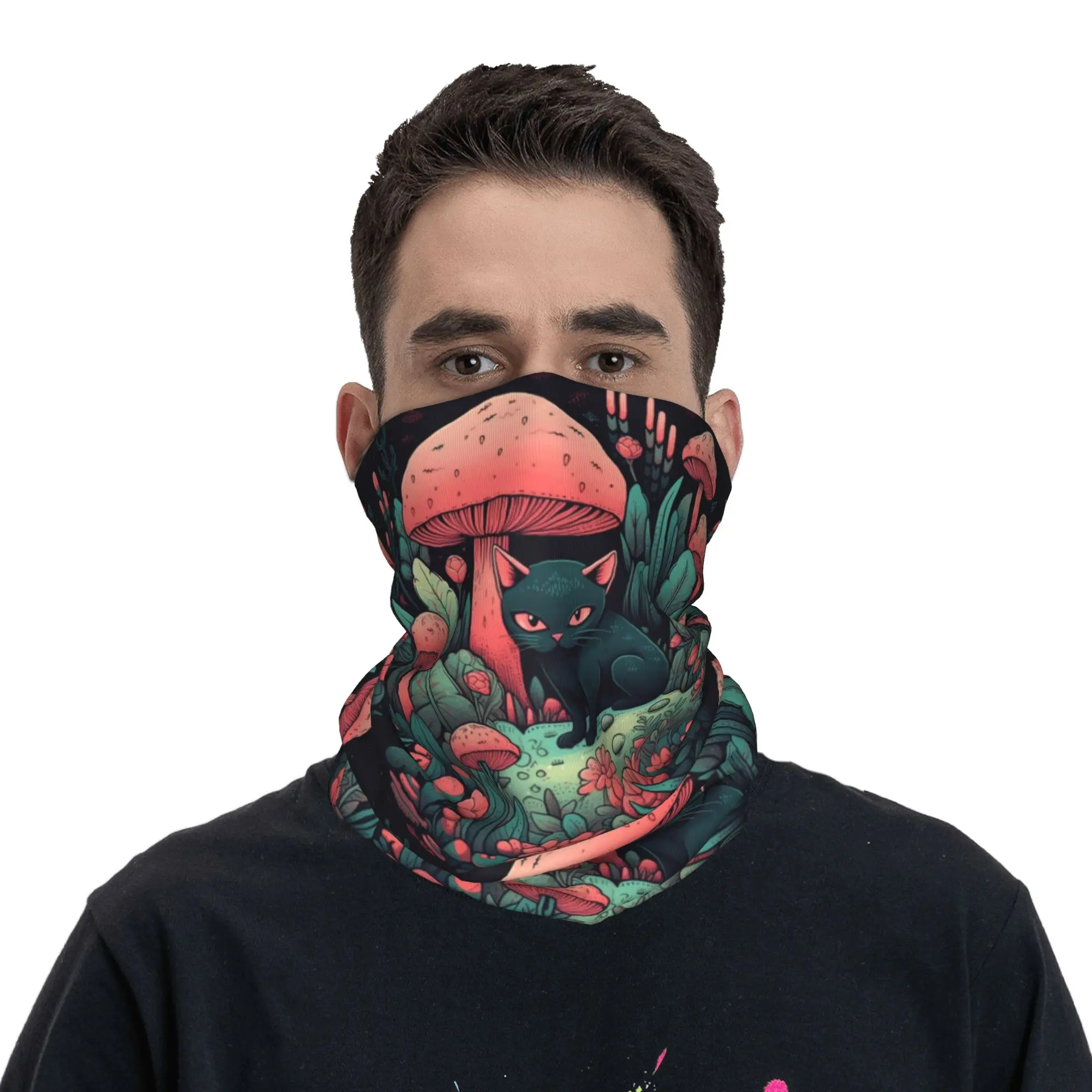 Cute Cat Mushroom Bandana Neck Cover Printed Wrap Scarf Headband Hiking Fishing for Men Women Adult Breathable
Cute Cat Mushroom Bandana Neck Cover Printed Wrap Scarf Headband Hiking Fishing for Men Women Adult Breathable