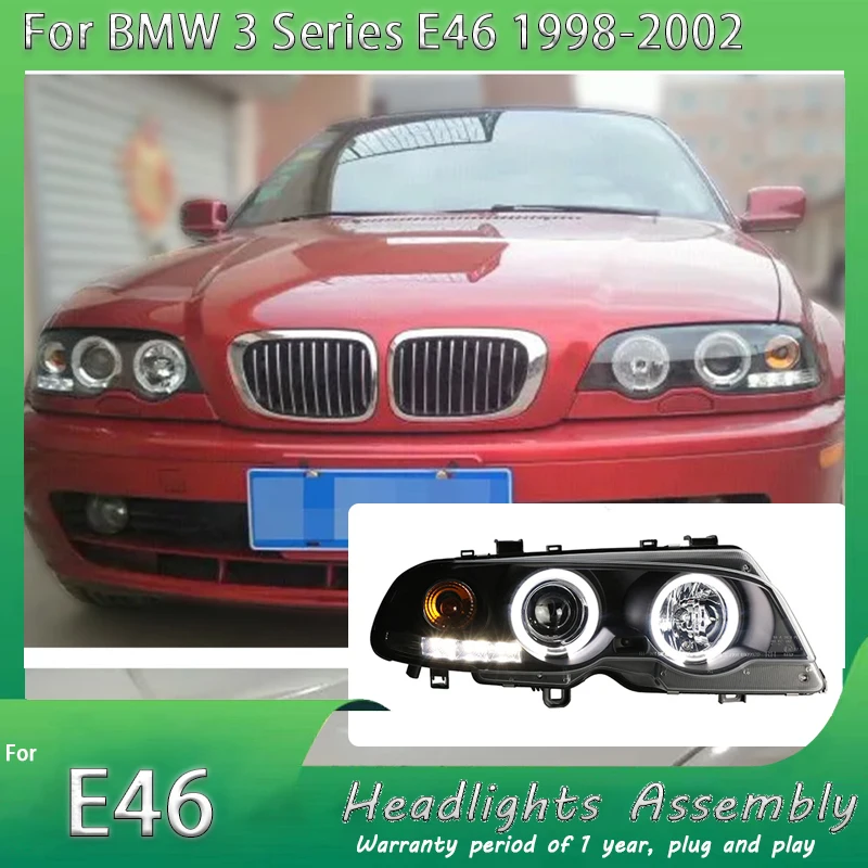 LED HeadLights for BMW 3 series E46 2 /4doors 98-05 EMARK led DRL Car head lamp Assembly Signal Auto Accessories Modified Lamp
LED HeadLights for BMW 3 series E46 2 /4doors 98-05 EMARK led DRL Car head lamp Assembly Signal Auto Accessories Modified Lamp