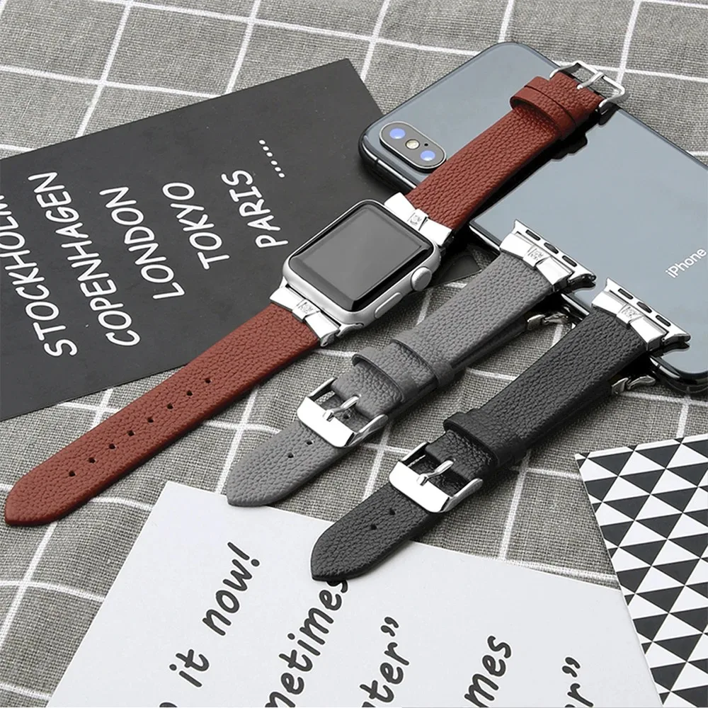 Leather Strap for Apple Watch Band 44mm 40mm 45mm 41mm 46mm 42mm 38mm 49mm Belt for iWatch Series Ultra 10 9 8 7 6 5 3 SE Strap
Leather Strap for Apple Watch Band 44mm 40mm 45mm 41mm 46mm 42mm 38mm 49mm Belt for iWatch Series Ultra 10 9 8 7 6 5 3 SE Strap