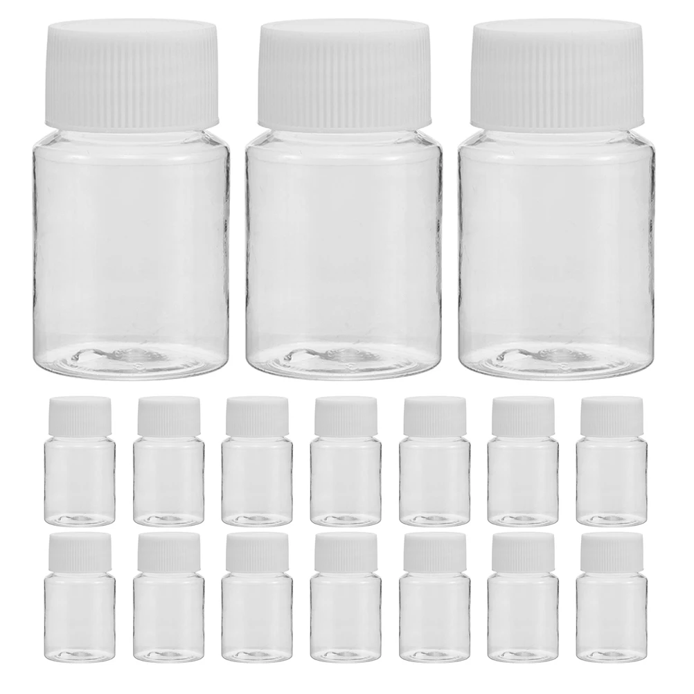 25 Pcs Sampling Bottles Widemouth Plastic Containers Portable Pill Boxes Empty Medicine ganizers Travel Accessories
25 Pcs Sampling Bottles Widemouth Plastic Containers Portable Pill Boxes Empty Medicine ganizers Travel Accessories
