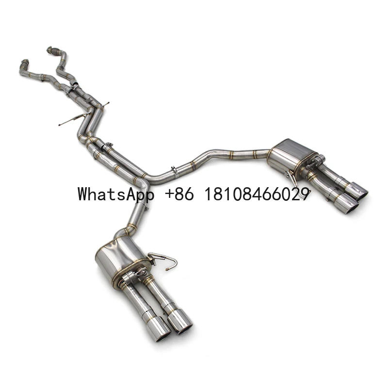High Performance Exhaust Pipes Muffler Stainless Steel Catback Exhaust for AUDI A6/A7 C8 3.0T 2019-2022 Car Exhaust System
High Performance Exhaust Pipes Muffler Stainless Steel Catback Exhaust for AUDI A6/A7 C8 3.0T 2019-2022 Car Exhaust System