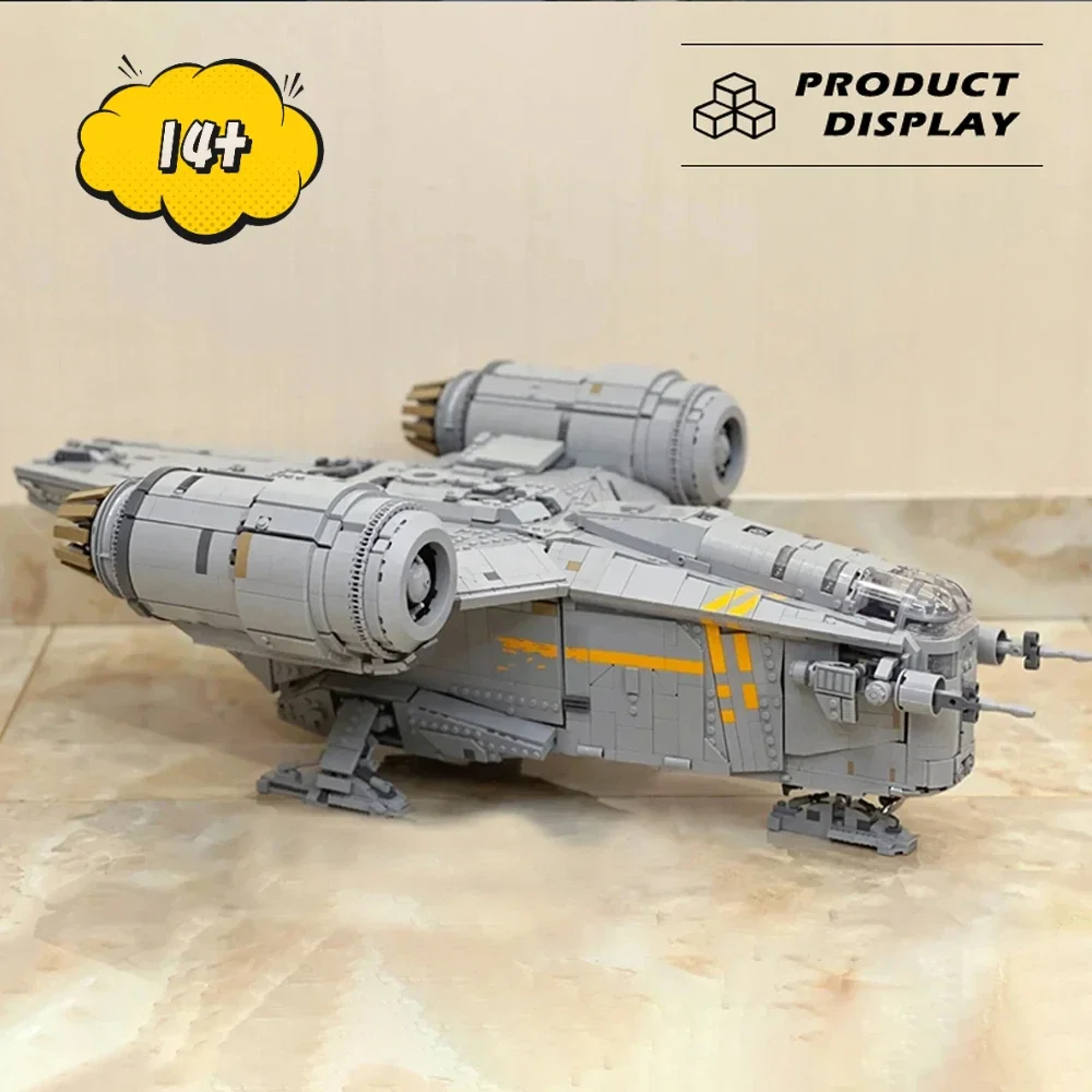 Big Sale 6187Pcs The Razor Crest Building Blocks Model Compatible 75331 Spacecraft Bricks Toys for Boys Birthday Gifts
Big Sale 6187Pcs The Razor Crest Building Blocks Model Compatible 75331 Spacecraft Bricks Toys for Boys Birthday Gifts