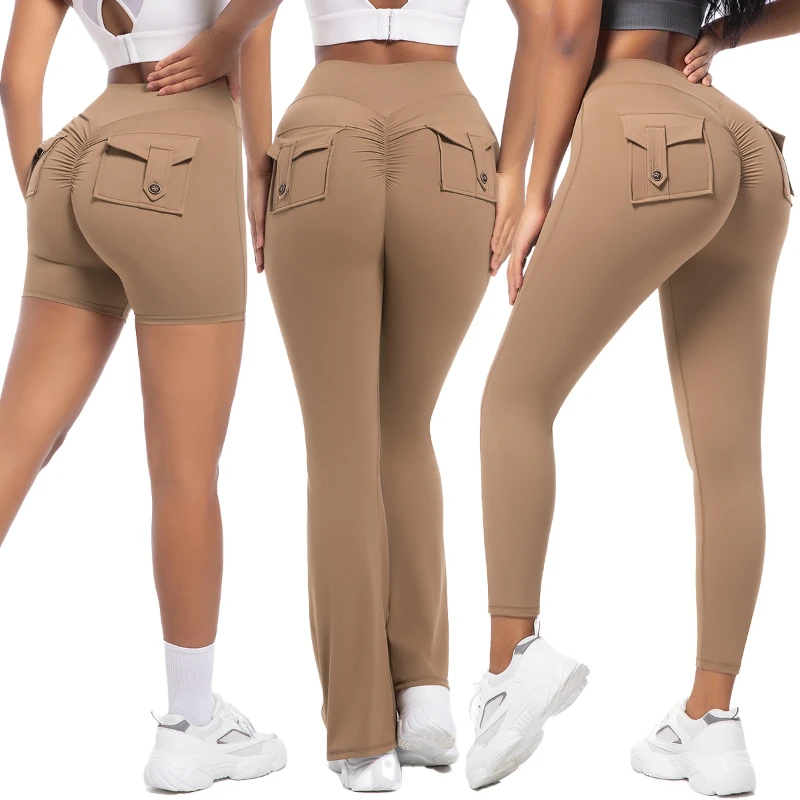 Peach tooling tight high waist elastic hip lift button yoga pants breathable quick drying running fitness pants
Peach tooling tight high waist elastic hip lift button yoga pants breathable quick drying running fitness pants