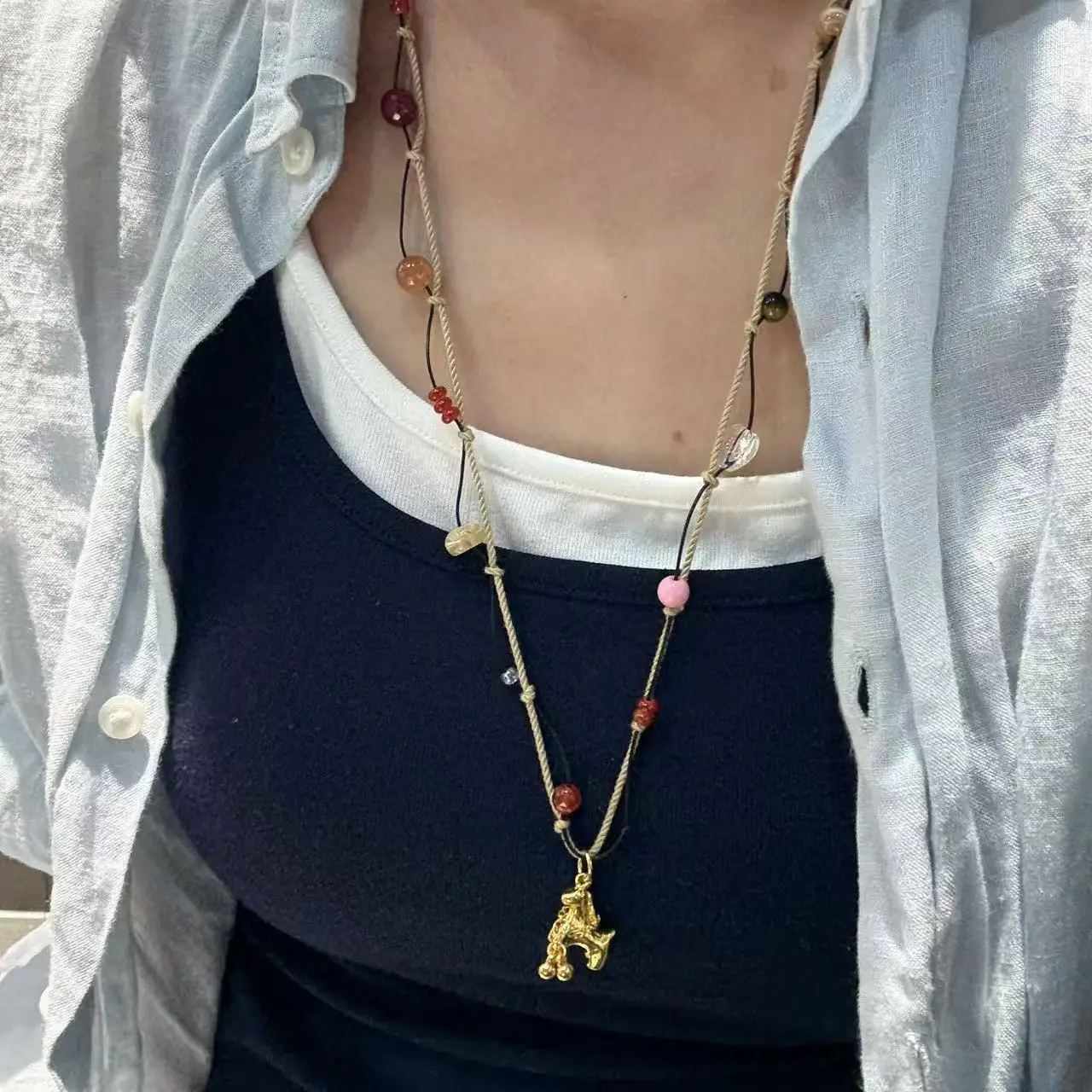 Jenny&dave Hollow Copper Coins Pony Pendant Long Necklace Women's Sweater Chain Jewelry Necklace Necklaces For Women
Jenny&dave Hollow Copper Coins Pony Pendant Long Necklace Women's Sweater Chain Jewelry Necklace Necklaces For Women