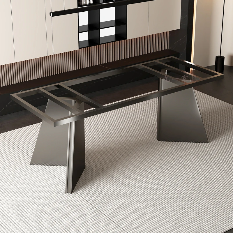 Modern stainless steel bracket base desk marble table legs rock slab shelf support foot luxury stone metal support
Modern stainless steel bracket base desk marble table legs rock slab shelf support foot luxury stone metal support