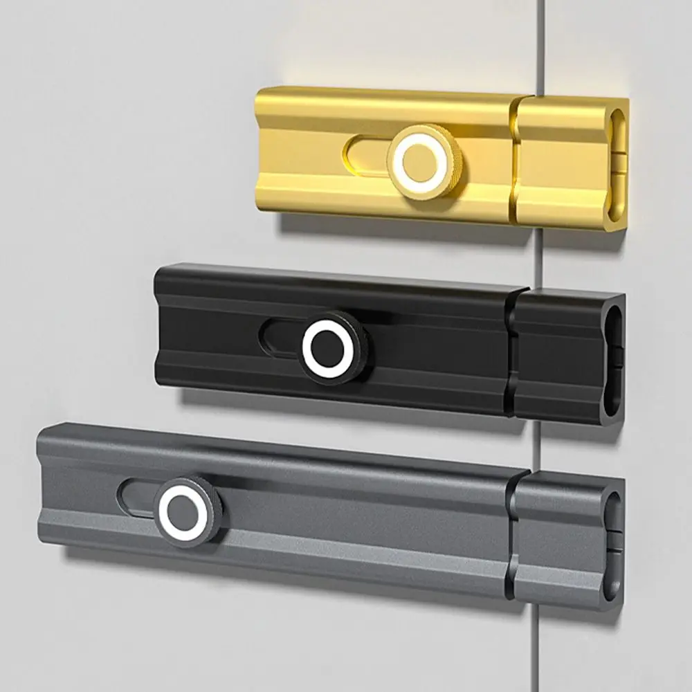 Durable Aluminum Alloy Door Latch Anti-theft Luminous Security Bolt Latch No Punching Hardware Spring Latches Door
Durable Aluminum Alloy Door Latch Anti-theft Luminous Security Bolt Latch No Punching Hardware Spring Latches Door
