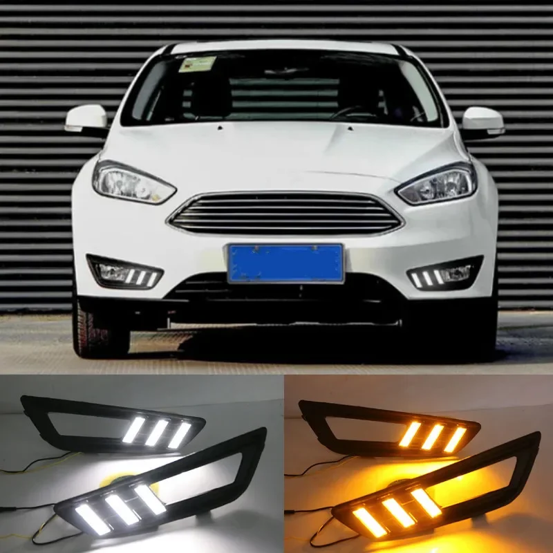 2PCS LED Daytime Running Light For Ford Focus 3 MK3 2015 2016 2017 2018 Yellow Turn Signal Function Waterproof 12V Car DRL Lamp
2PCS LED Daytime Running Light For Ford Focus 3 MK3 2015 2016 2017 2018 Yellow Turn Signal Function Waterproof 12V Car DRL Lamp