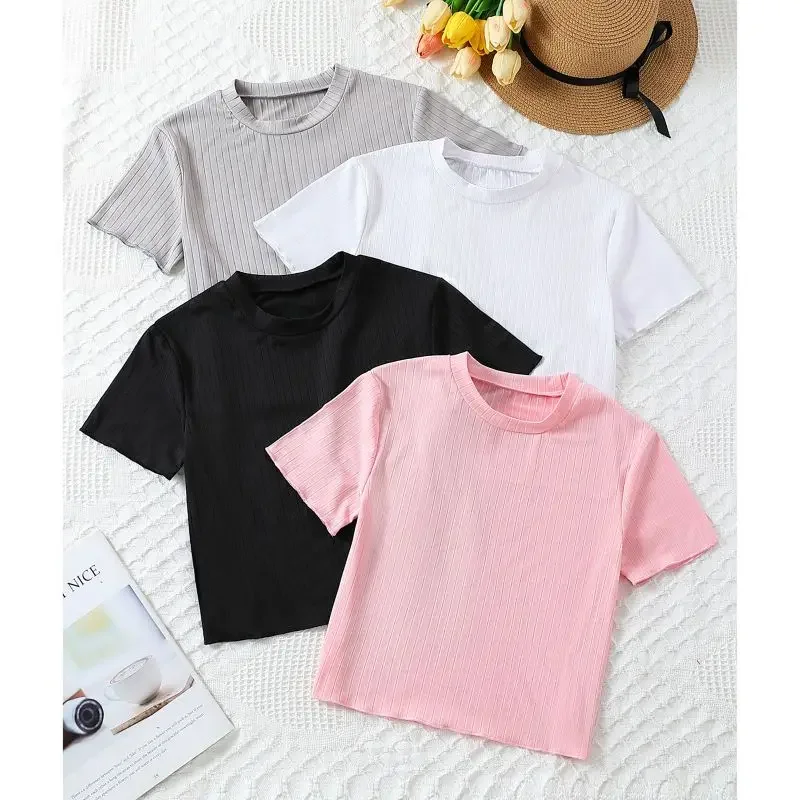 4pcs/pack Summer Short Sleeves T-shirts for Kids Girls Breathable Outdoor Running Basketball Training Tops for Children
4pcs/pack Summer Short Sleeves T-shirts for Kids Girls Breathable Outdoor Running Basketball Training Tops for Children