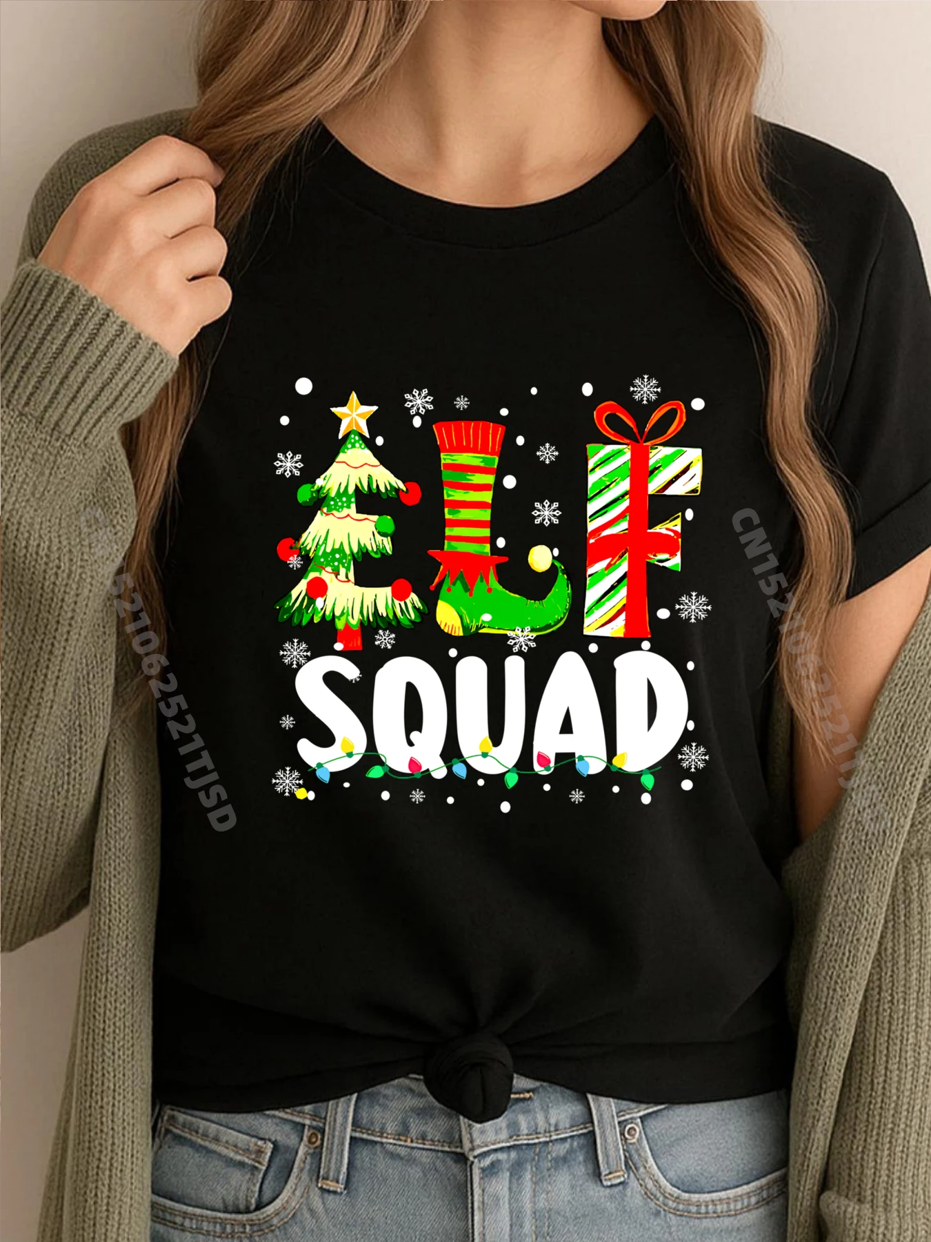 Одинаковые рождественские пижамы для всей семьи с изображением эльфа, рождественские футболки с рисунком «Отряд эльфа», женская роскошная брендовая футболка, вымытая Нового года
Одинаковые рождественские пижамы для всей семьи с изображением эльфа, рождественские футболки с рисунком «Отряд эльфа», женская роскошная брендовая футболка, вымытая Нового года