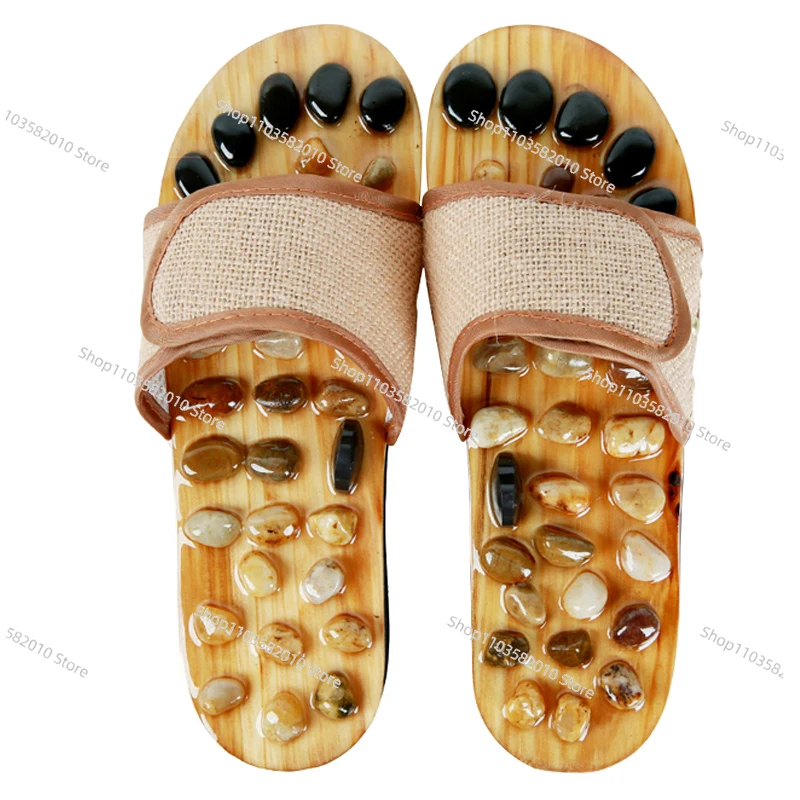 Массажные тапочки, подошвенные акупунктурные точки, гальковая обувь для терапии ног, нескользящие летние прохладные тапочки
Массажные тапочки, подошвенные акупунктурные точки, гальковая обувь для терапии ног, нескользящие летние прохладные тапочки