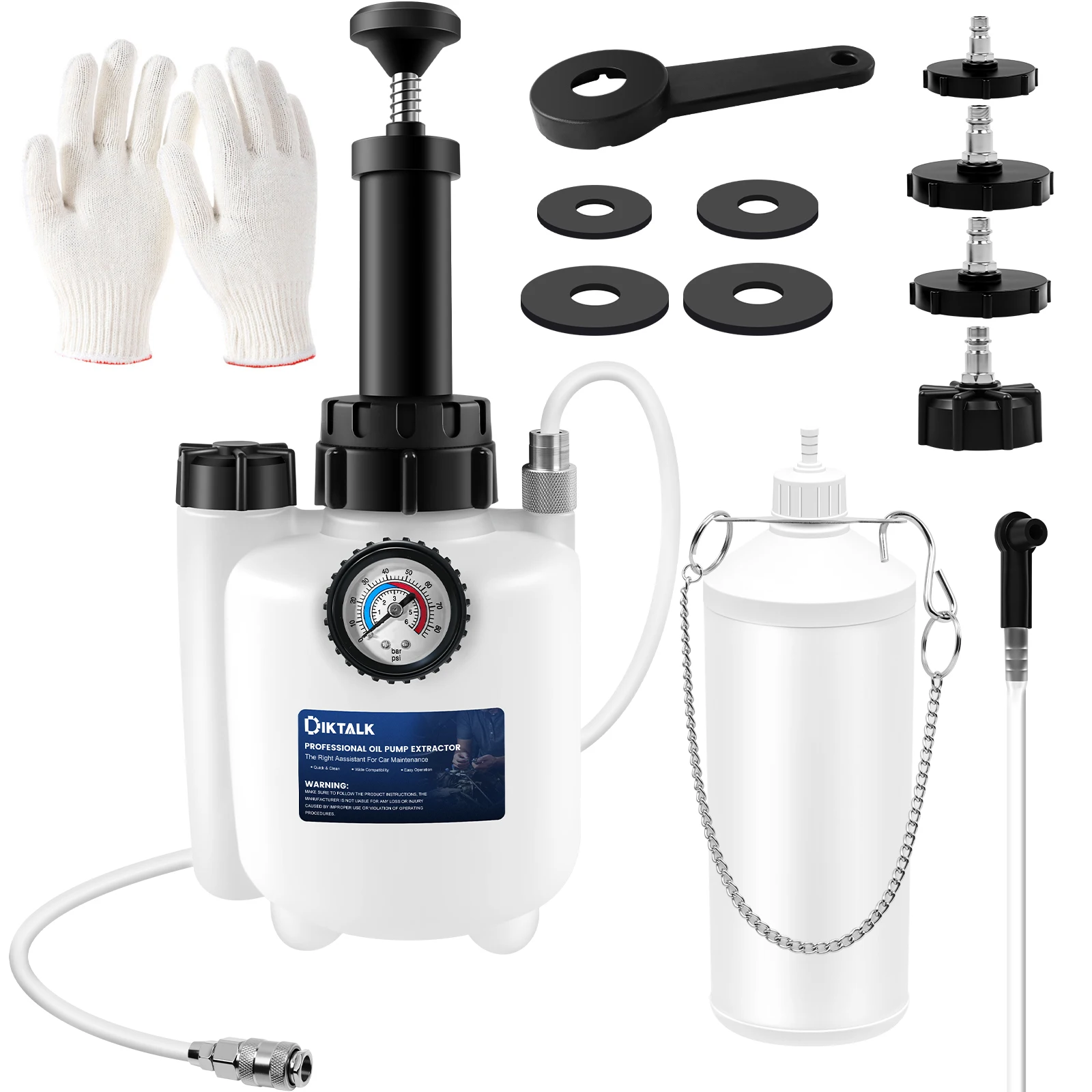 DPGKITS 1Set 3L Brake Bleeder Kit Brake Bleeder Vacuum Pump Kit With 4 Master Cylinder Adapters For Car Accessories Dropshipping
DPGKITS 1Set 3L Brake Bleeder Kit Brake Bleeder Vacuum Pump Kit With 4 Master Cylinder Adapters For Car Accessories Dropshipping