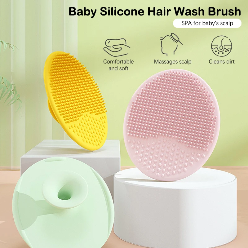 Soft Silicone Baby Infant Bath Shampoo Brush Kids Children Hair Washing Massage Brush Head
Soft Silicone Baby Infant Bath Shampoo Brush Kids Children Hair Washing Massage Brush Head