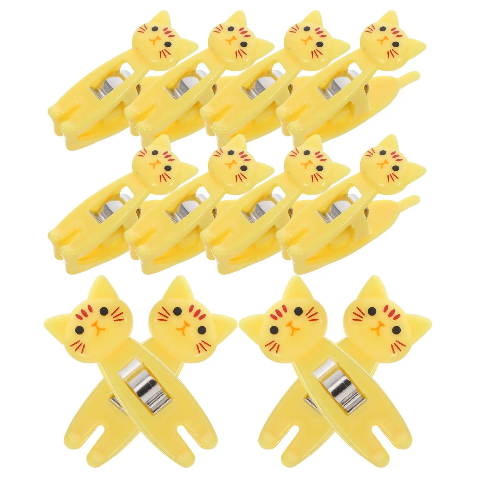 12 Pcs Bill Folder Memo Clips Colorful Cartoon Paper Clamp Cute Paperclips Yellow Food Storage Chip Bag Sealer Office Desk
12 Pcs Bill Folder Memo Clips Colorful Cartoon Paper Clamp Cute Paperclips Yellow Food Storage Chip Bag Sealer Office Desk