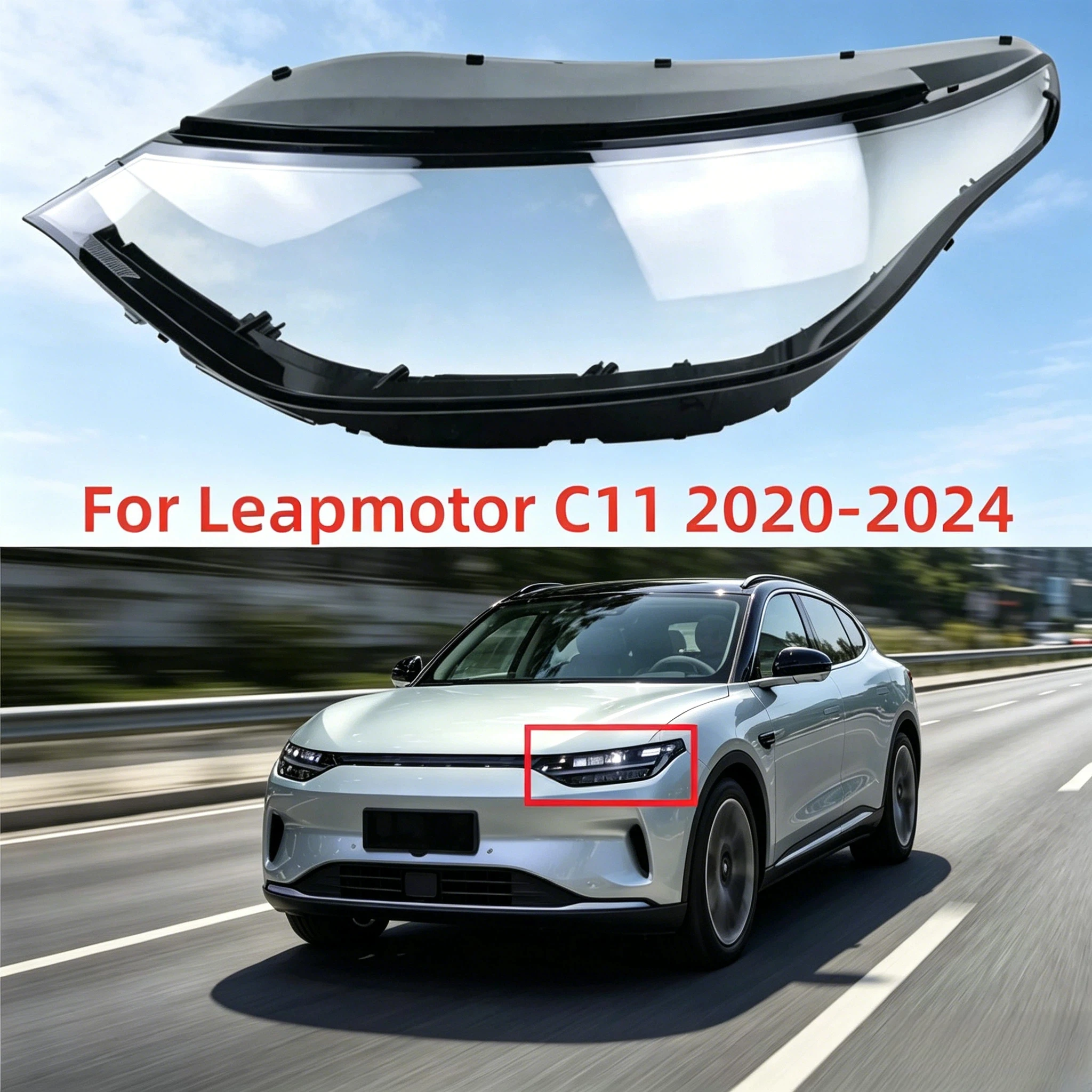 For Leapmotor C11 2020 2021 2022 2023 2024 Car Lights Shell Front Headlights Glass Cover Transparent Lampshade Head Light Lens
For Leapmotor C11 2020 2021 2022 2023 2024 Car Lights Shell Front Headlights Glass Cover Transparent Lampshade Head Light Lens