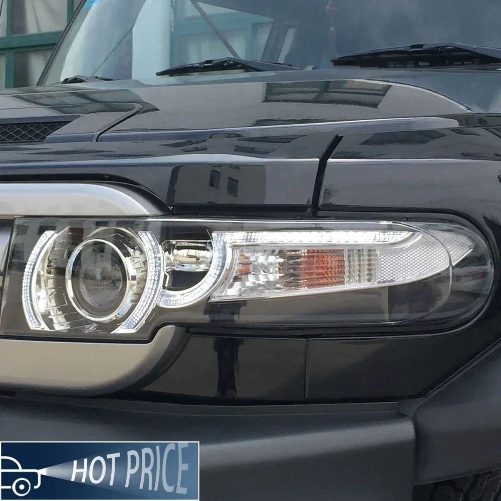 Для Toyota FJ Cruiser 2007-2017 светодиодные автомобильные фары в сборе, обновленный дизайн Land Rover, бифокальные линзы, автомобильные передние фонари, аксессуары
Для Toyota FJ Cruiser 2007-2017 светодиодные автомобильные фары в сборе, обновленный дизайн Land Rover, бифокальные линзы, автомобильные передние фонари, аксессуары
