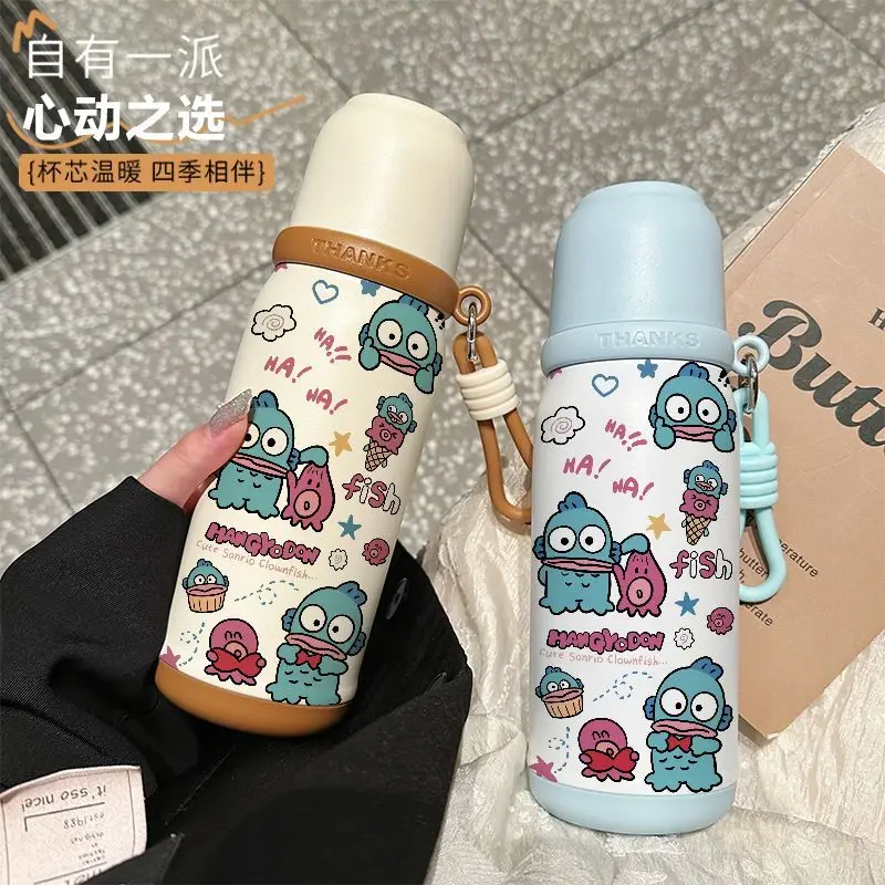 Hello Kitty Hangyodon Anime Kawaii Baby Thermos Cup Cute Kuromi Stainless Steel Portable Large Capacity Water Bottle Gifts Toys
Hello Kitty Hangyodon Anime Kawaii Baby Thermos Cup Cute Kuromi Stainless Steel Portable Large Capacity Water Bottle Gifts Toys