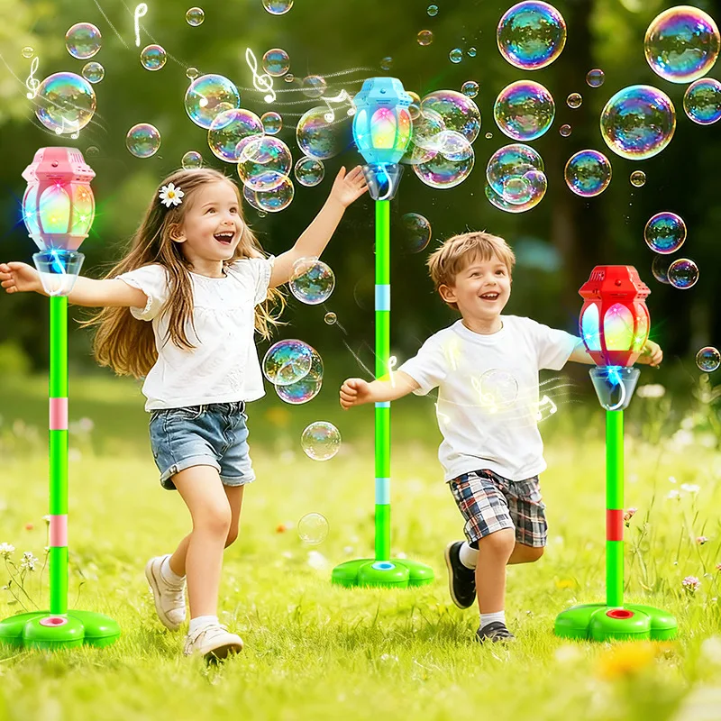 Street Light Bubble Machine, Rechargeable Musical LED, Pink/Blue/Red, Kids Outdoor Yard Toy.
Street Light Bubble Machine, Rechargeable Musical LED, Pink/Blue/Red, Kids Outdoor Yard Toy.