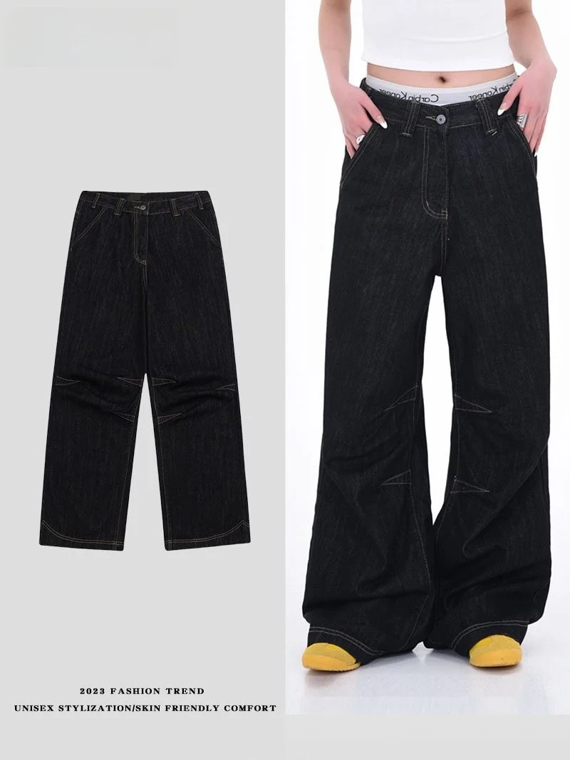 Мужские джинсы в стиле ретро-американский пэчворк, широкие, свободные, прямые, повседневные, длинные брюки
Мужские джинсы в стиле ретро-американский пэчворк, широкие, свободные, прямые, повседневные, длинные брюки