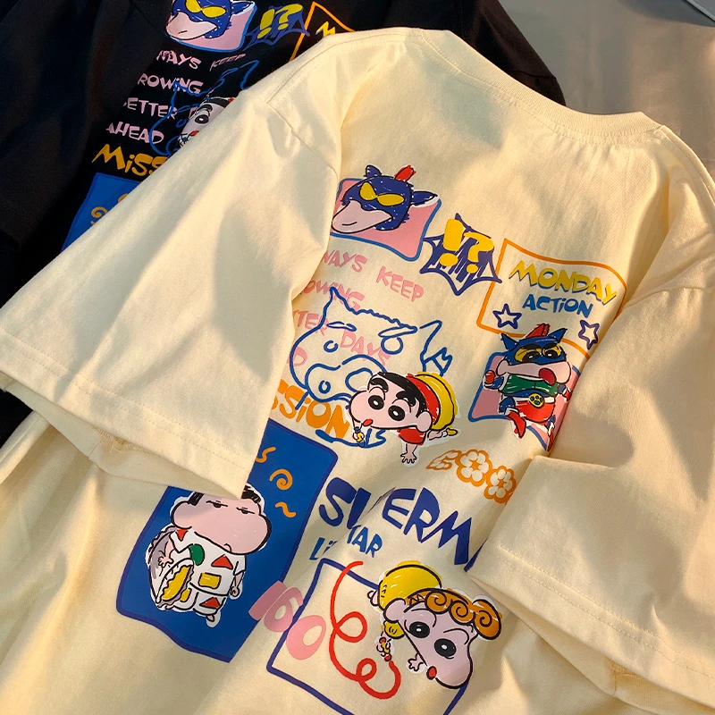 Plus Size Women's T-Shirt Short Sleeve Cartoon Design Summer Fashionable Casual Top for Heavy Girls Big Size Korean Feminino
Plus Size Women's T-Shirt Short Sleeve Cartoon Design Summer Fashionable Casual Top for Heavy Girls Big Size Korean Feminino