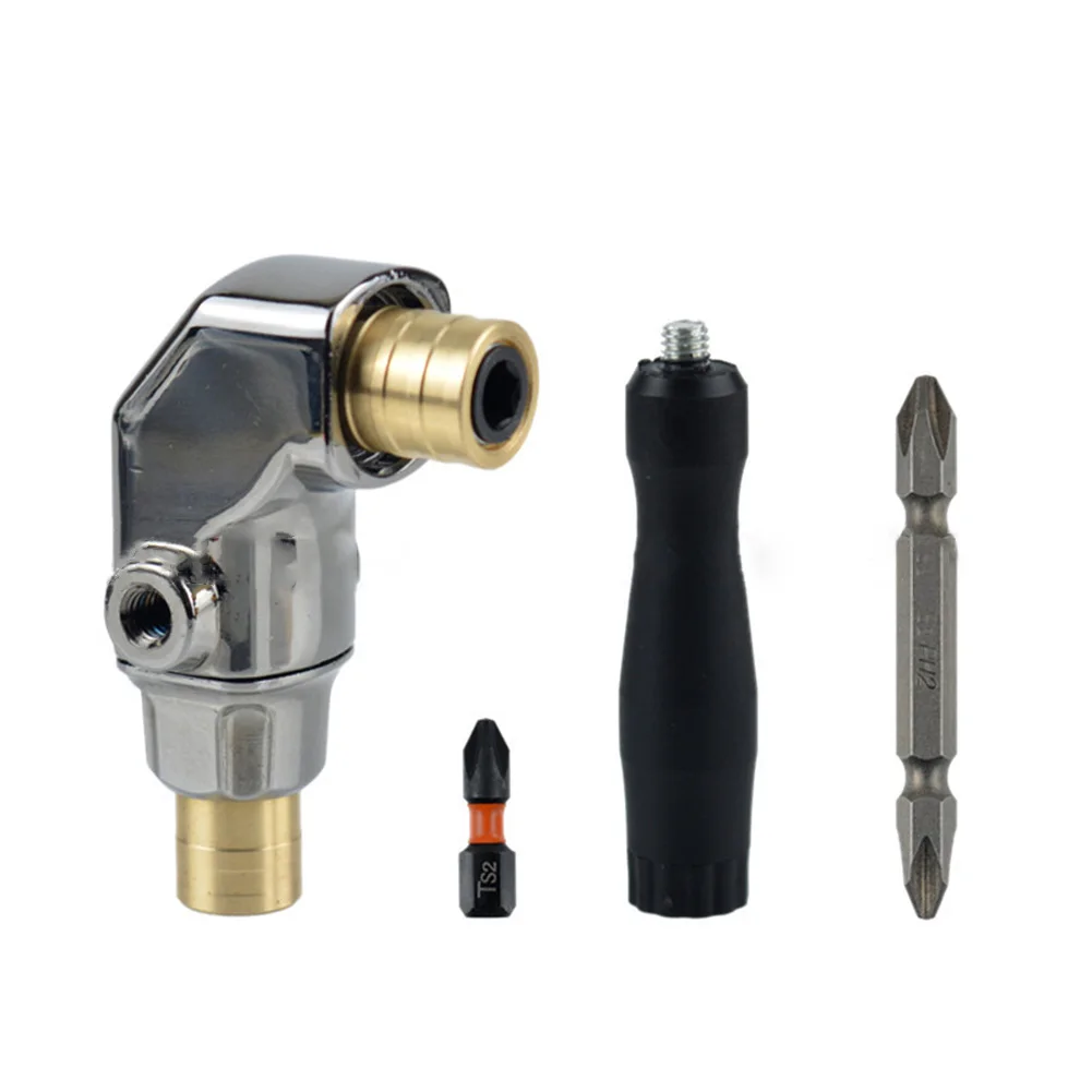 Right Angle Drill Attachment 90 Degree Adapter Self-Locking 1/4 Inch Hex Extension For Impact Driver Work In Tight Spaces Power
Right Angle Drill Attachment 90 Degree Adapter Self-Locking 1/4 Inch Hex Extension For Impact Driver Work In Tight Spaces Power