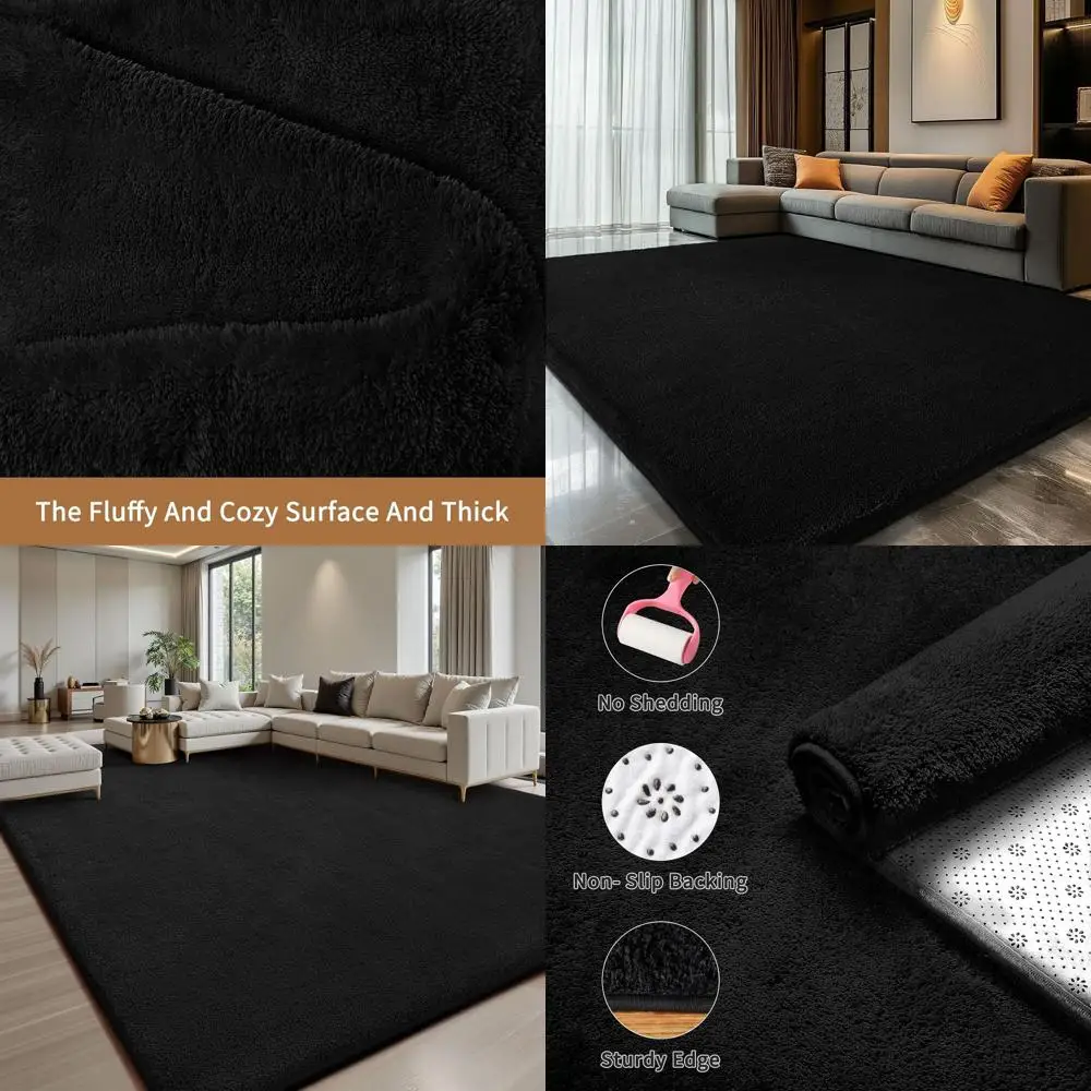 Ковры 9x12 для гостиной, мягкие большие пушистые ковры для спальни, машинная стирка, нескользящие ковры для дома
Ковры 9x12 для гостиной, мягкие большие пушистые ковры для спальни, машинная стирка, нескользящие ковры для дома