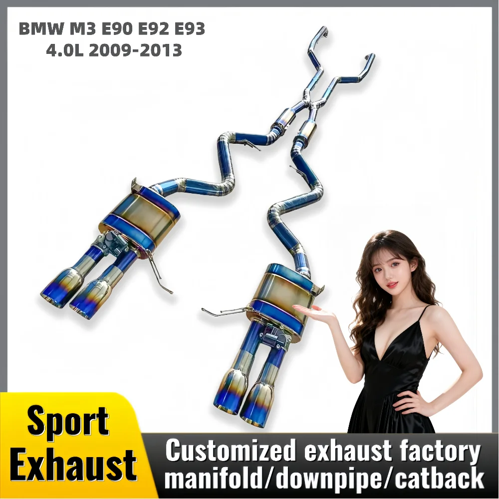 Клапан выпускного клапана с задней частью для BMW M3 E90 E92 E93 4.0L 2009-2013, глушитель из титанового сплава, модификация производительности выхлопной трубы автомобиля
Клапан выпускного клапана с задней частью для BMW M3 E90 E92 E93 4.0L 2009-2013, глушитель из титанового сплава, модификация производительности выхлопной трубы автомобиля