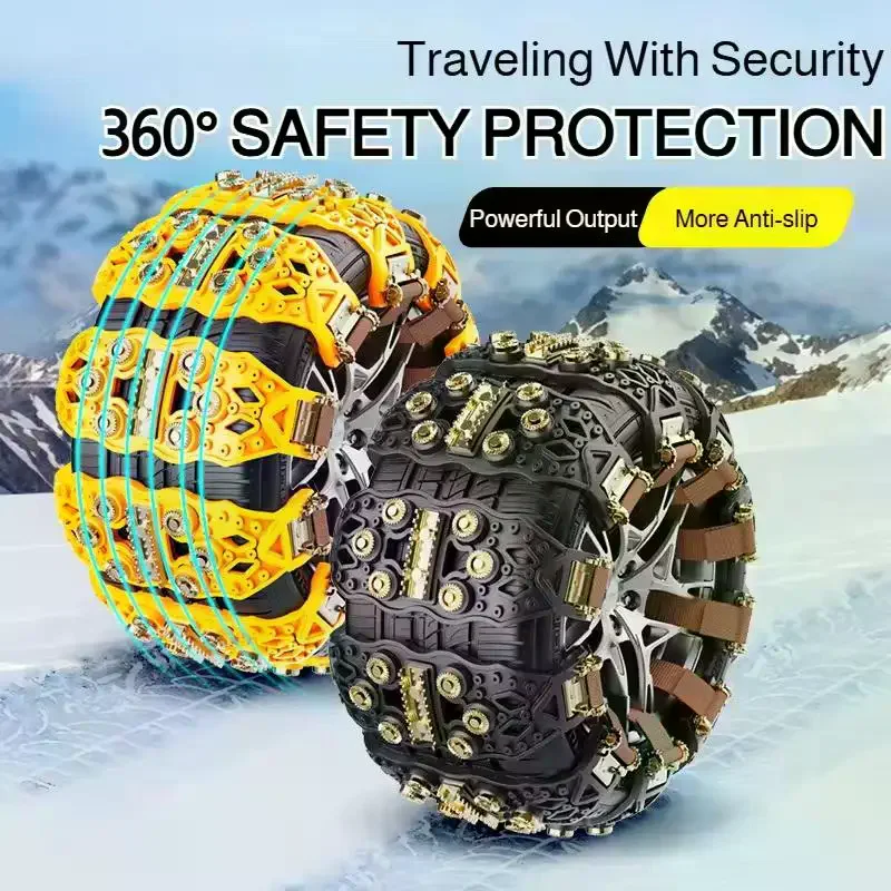 Snow Chains For Car 6 Pack Emergency Anti Slip Chains For SUV/Trucks Adjustable Universal Winter Security Chain For Lce Snow Mud
Snow Chains For Car 6 Pack Emergency Anti Slip Chains For SUV/Trucks Adjustable Universal Winter Security Chain For Lce Snow Mud