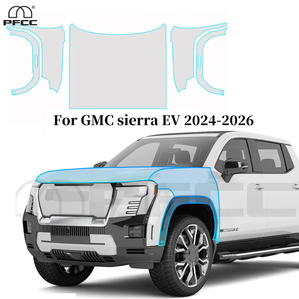 For GMC sierra EV 2024-2026 Clear Bra TPU Anti-Scratch Paint Protection Film Car Body Pre-cut PPF Resistant Repairable Invisible
For GMC sierra EV 2024-2026 Clear Bra TPU Anti-Scratch Paint Protection Film Car Body Pre-cut PPF Resistant Repairable Invisible