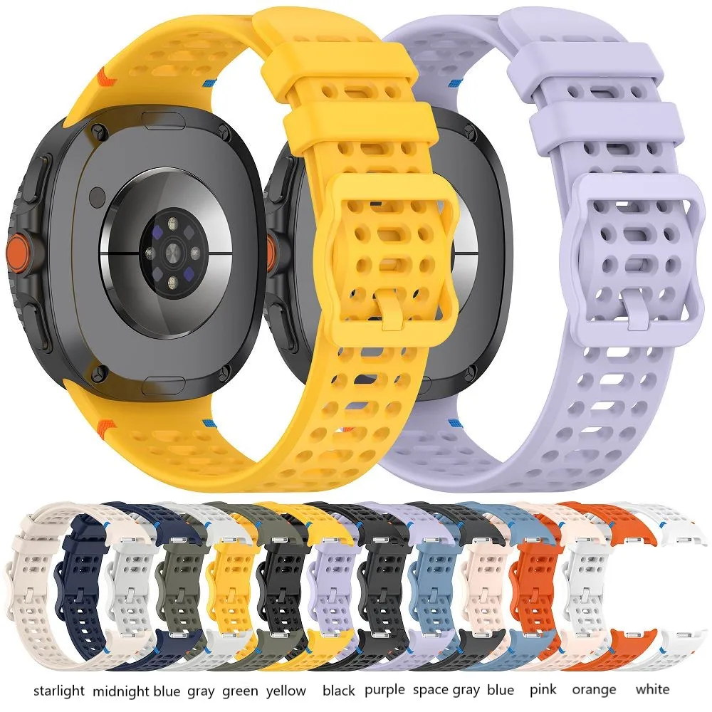 For Samsung Galaxy Watch 8 Straps 8 Classic Band Replacement Breathable Silicone Bracelets for Watch 8 40 44mm 8 Classic 46mm
For Samsung Galaxy Watch 8 Straps 8 Classic Band Replacement Breathable Silicone Bracelets for Watch 8 40 44mm 8 Classic 46mm