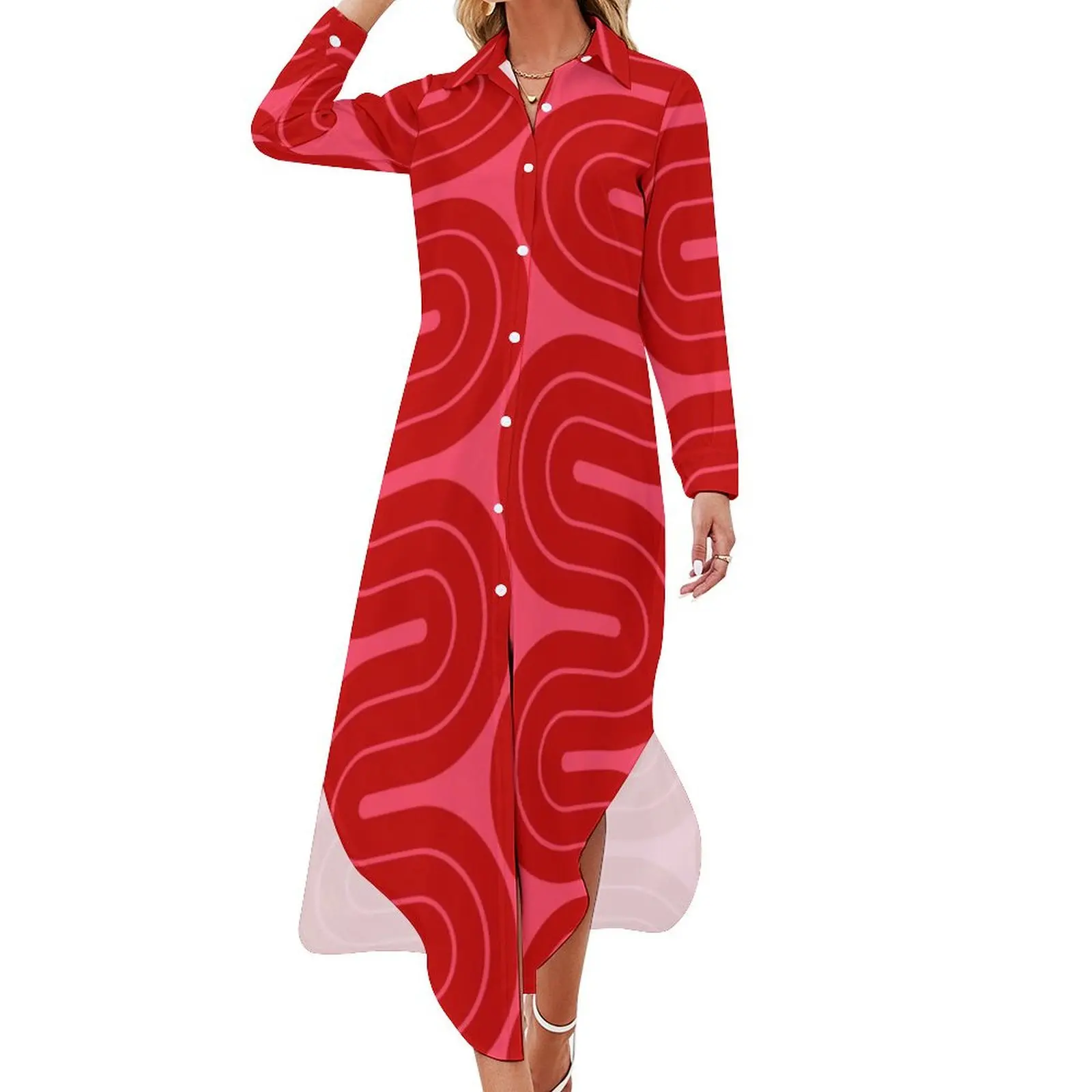 Retro Geometric Gradient Design 918 Long Sleeved Shirt Dress clothes for women party dresses woman
Retro Geometric Gradient Design 918 Long Sleeved Shirt Dress clothes for women party dresses woman