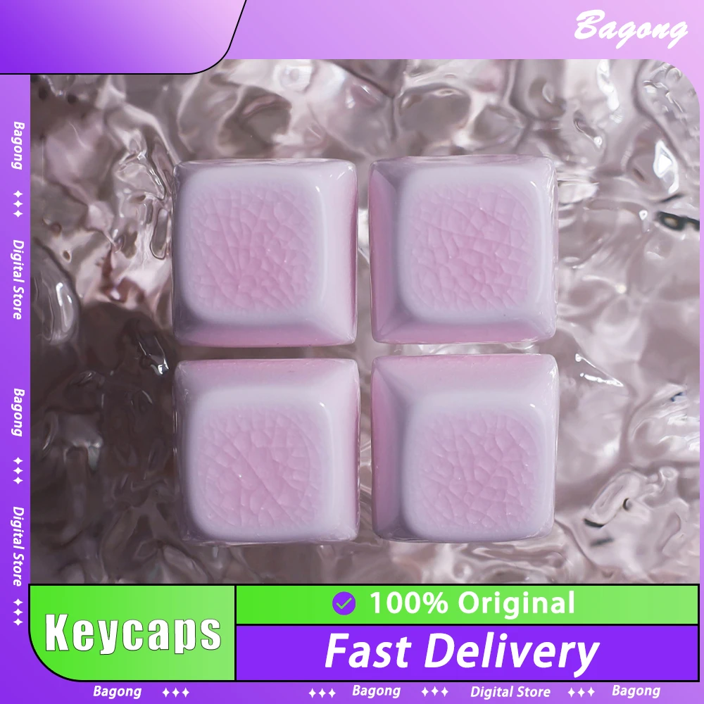 UPC Studio Ceramic Keycaps Smooth Glaze Nonopaque QCA Height 1U Ice Crack Creative Keycap for Mechanical Keyboards
UPC Studio Ceramic Keycaps Smooth Glaze Nonopaque QCA Height 1U Ice Crack Creative Keycap for Mechanical Keyboards