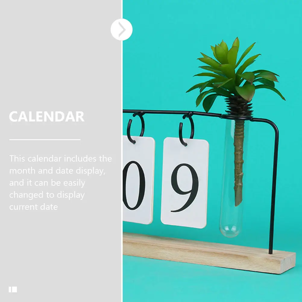 Desk Calendar Perpetual Manual Flip Household Standing Calendar Plant Holder Office Table Decoration Desktop Time Planning
Desk Calendar Perpetual Manual Flip Household Standing Calendar Plant Holder Office Table Decoration Desktop Time Planning