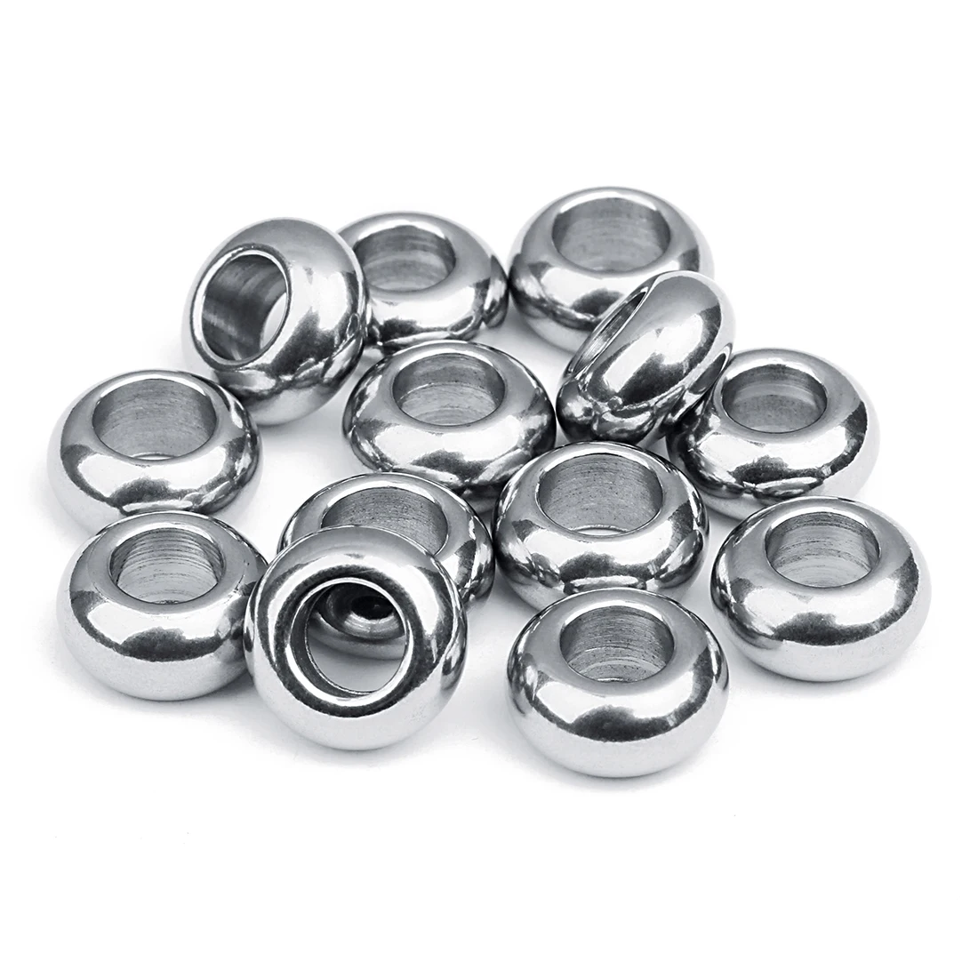 20PCS High Quality Stainless Steel Beads Large Holes Loose Beads for DIY Handmade Bracelet Earring Pendant Jewelry Making Supply
20PCS High Quality Stainless Steel Beads Large Holes Loose Beads for DIY Handmade Bracelet Earring Pendant Jewelry Making Supply