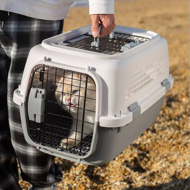Sturdy Pet Airline Box Ventilated Dog Shipping Box Multi-purpose Cat Cage Portable Pet Transport Cage Pet Supplies
Sturdy Pet Airline Box Ventilated Dog Shipping Box Multi-purpose Cat Cage Portable Pet Transport Cage Pet Supplies
