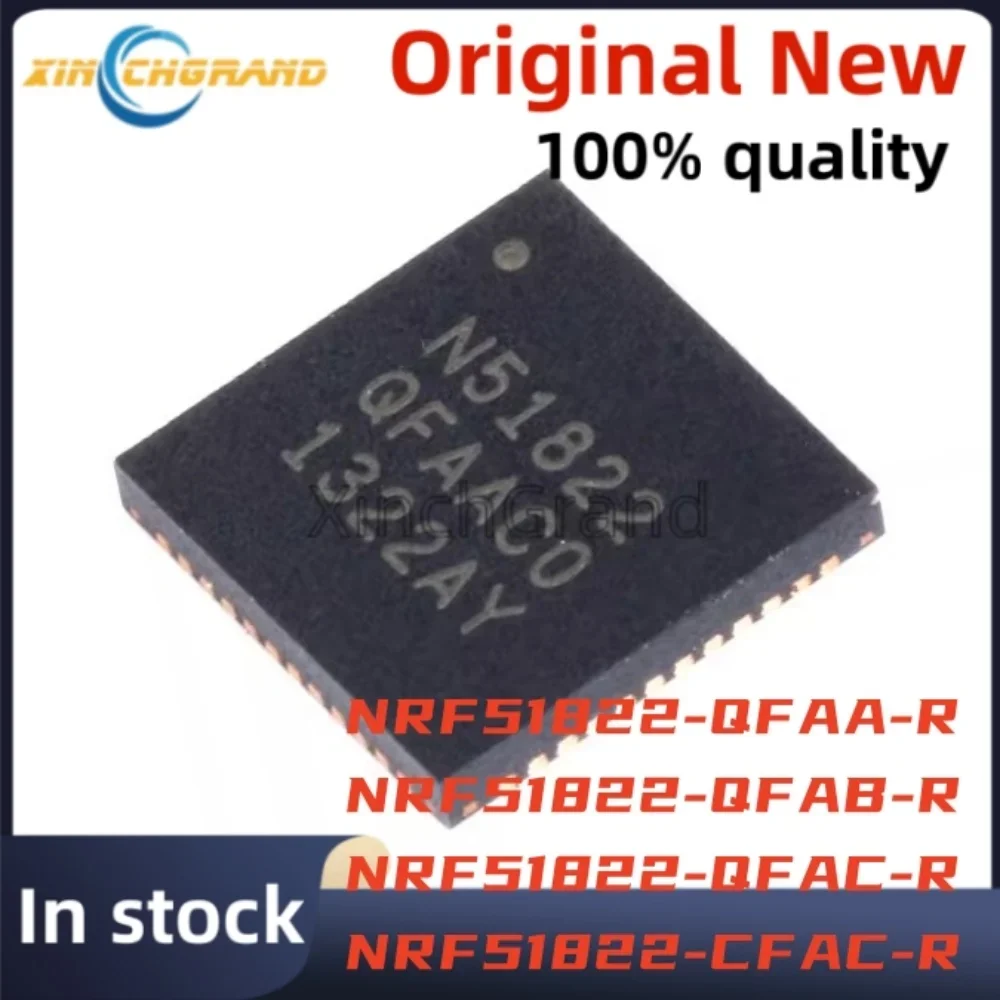 10PCS NRF51822-QFAA-R NRF51822-QFAB-R NRF51822-QFAC-R NRF51822-CFAC-R 2.4 GHz RF System on Chip IC
10PCS NRF51822-QFAA-R NRF51822-QFAB-R NRF51822-QFAC-R NRF51822-CFAC-R 2.4 GHz RF System on Chip IC