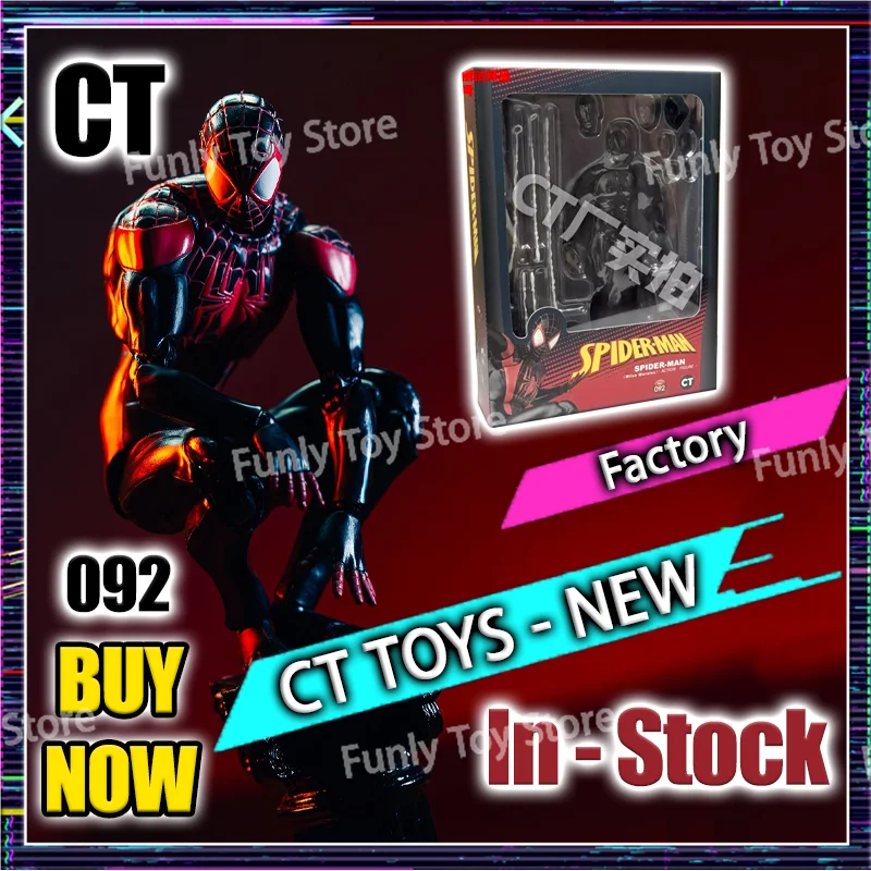 В наличии Ct Toys Spiderman Miles Morales Mafex 092 Фигурка Человека-паука Shf Человек-паук Аниме Фигурка Модель Подарочные игрушки
В наличии Ct Toys Spiderman Miles Morales Mafex 092 Фигурка Человека-паука Shf Человек-паук Аниме Фигурка Модель Подарочные игрушки