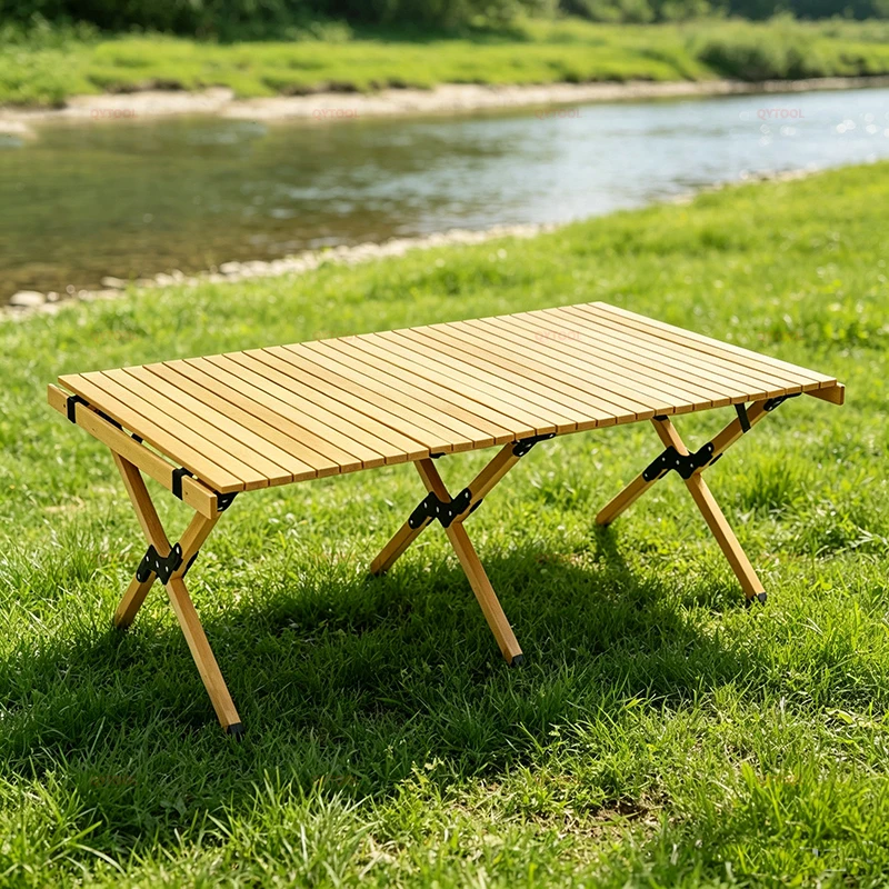 Portable Light Weight Foldable Solid Wood Camping Table Outdoor Roll Egg Table for Picnic BBQ Dining Outdoor Furniture
Portable Light Weight Foldable Solid Wood Camping Table Outdoor Roll Egg Table for Picnic BBQ Dining Outdoor Furniture