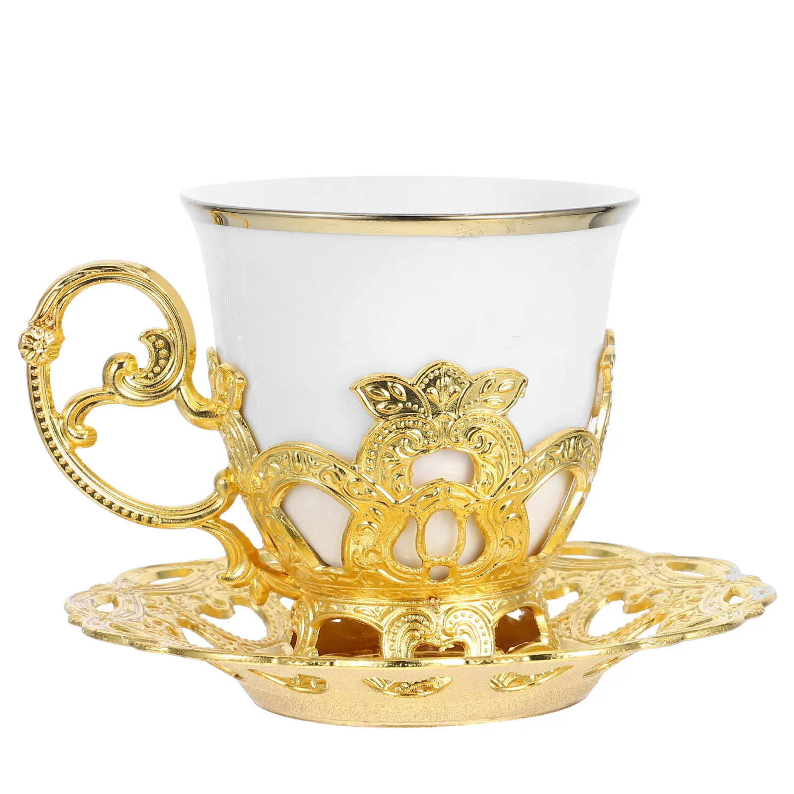 1Set Coffee Cup Set Vintage European Embossed Design Turkish Coffee Cups and Saucer Small Espresso Cappuccino Cups
1Set Coffee Cup Set Vintage European Embossed Design Turkish Coffee Cups and Saucer Small Espresso Cappuccino Cups