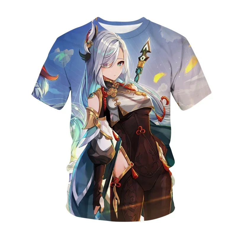 2024 Summer Fashion ShenHe Sexy Girls Anime Game 3D Printed T-shirt O Neck Short Sleeve COSPIAY Street Casual Plus Size Top 6XL
2024 Summer Fashion ShenHe Sexy Girls Anime Game 3D Printed T-shirt O Neck Short Sleeve COSPIAY Street Casual Plus Size Top 6XL