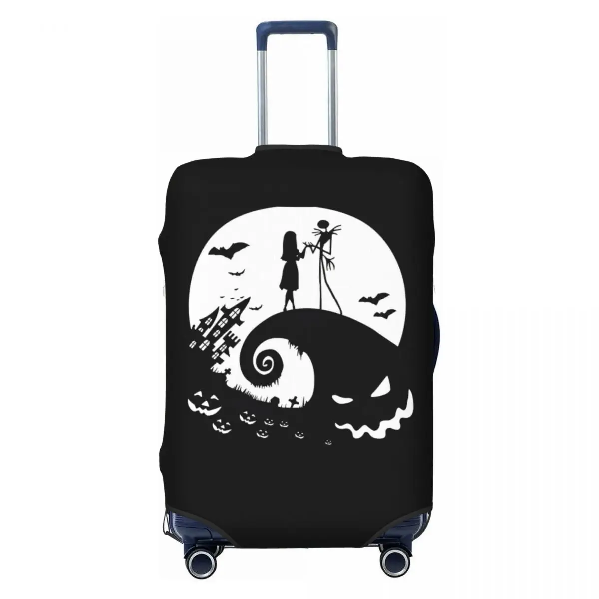 Custom Jack S-Skellingtones Travel Luggage Cover Dust Proof Nightmare Before Christmas Suitcase Cover Protector Fit 18-32 Inch
Custom Jack S-Skellingtones Travel Luggage Cover Dust Proof Nightmare Before Christmas Suitcase Cover Protector Fit 18-32 Inch
