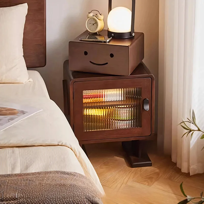 Solid Wood Robot Bedside Table, Bedroom Light Luxury, High-end Bedside Storage Cabinet, Creative Bedside Table, Second-hand Stor
Solid Wood Robot Bedside Table, Bedroom Light Luxury, High-end Bedside Storage Cabinet, Creative Bedside Table, Second-hand Stor
