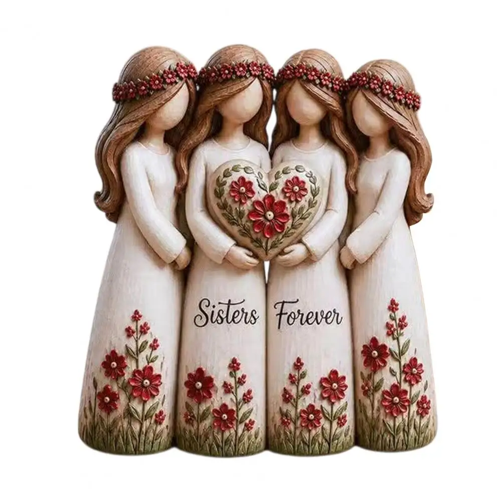 Sister Bond Decoration Handcrafted Resin Sculpture with 2, 3, 4 Sister Figurines, Friendship Gifts for Women
Sister Bond Decoration Handcrafted Resin Sculpture with 2, 3, 4 Sister Figurines, Friendship Gifts for Women