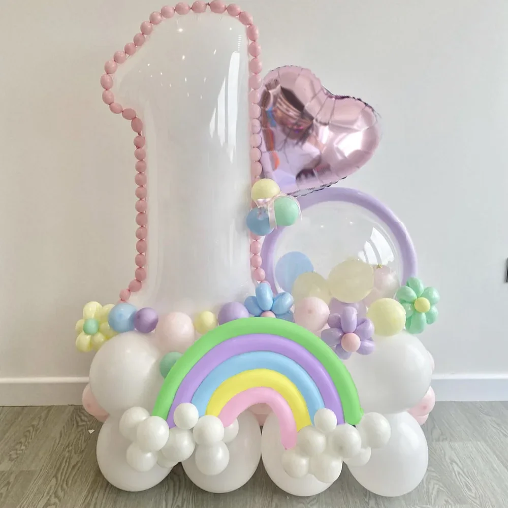 62pcs Rainbow Latex Balloons 1-9st Birthday Party Balloons for 2024 Birthday Baby Shower Wedding Party Supplies Arch Garland
62pcs Rainbow Latex Balloons 1-9st Birthday Party Balloons for 2024 Birthday Baby Shower Wedding Party Supplies Arch Garland