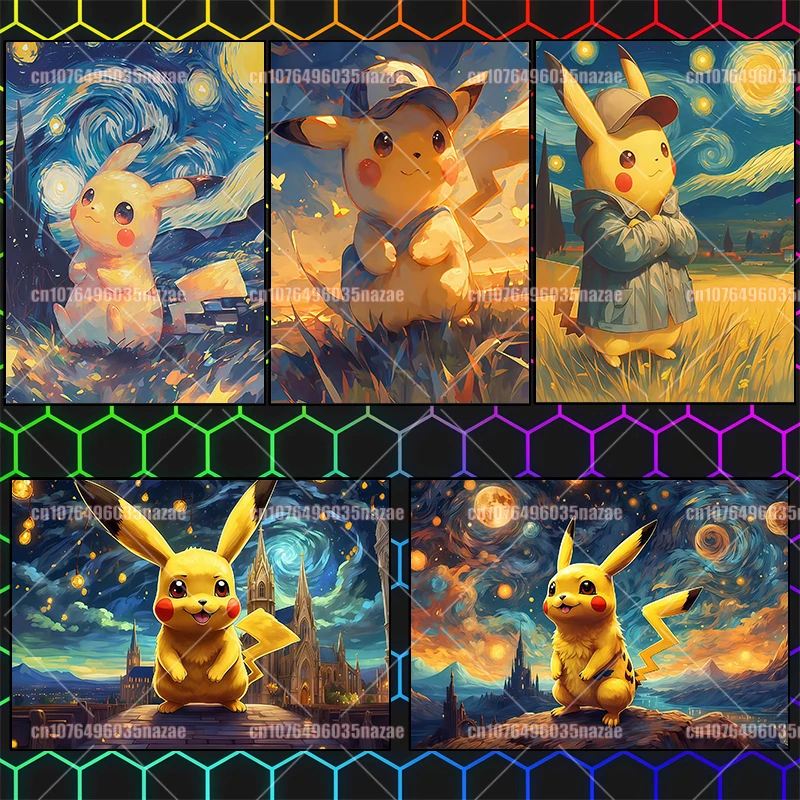 Japanese Anime Canvas Painting Pokemon Classic Character Poster HD Print Birthday Gift Beautiful Home Wall Decoration
Japanese Anime Canvas Painting Pokemon Classic Character Poster HD Print Birthday Gift Beautiful Home Wall Decoration