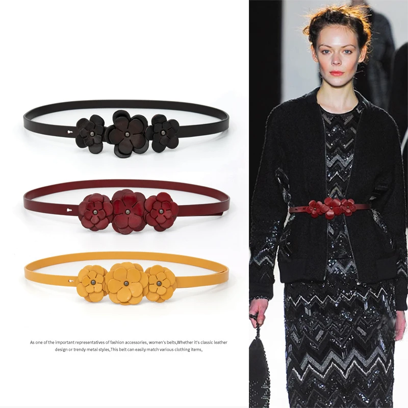 Designer Flower Women Belt Dress Women Accessories Belt Waist Belt Candy Color Fashion Genuine Leather Decorative Belt Women
Designer Flower Women Belt Dress Women Accessories Belt Waist Belt Candy Color Fashion Genuine Leather Decorative Belt Women