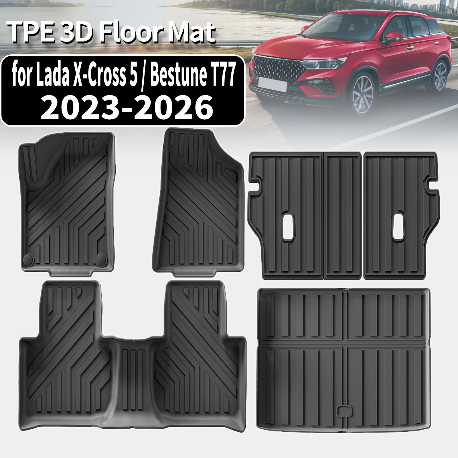 for Lada X-Cross 5 / Bestune T77 2023 2024 2025 2026 Eco-Friendly Non-Slip TPE Car Mats Accessories
for Lada X-Cross 5 / Bestune T77 2023 2024 2025 2026 Eco-Friendly Non-Slip TPE Car Mats Accessories