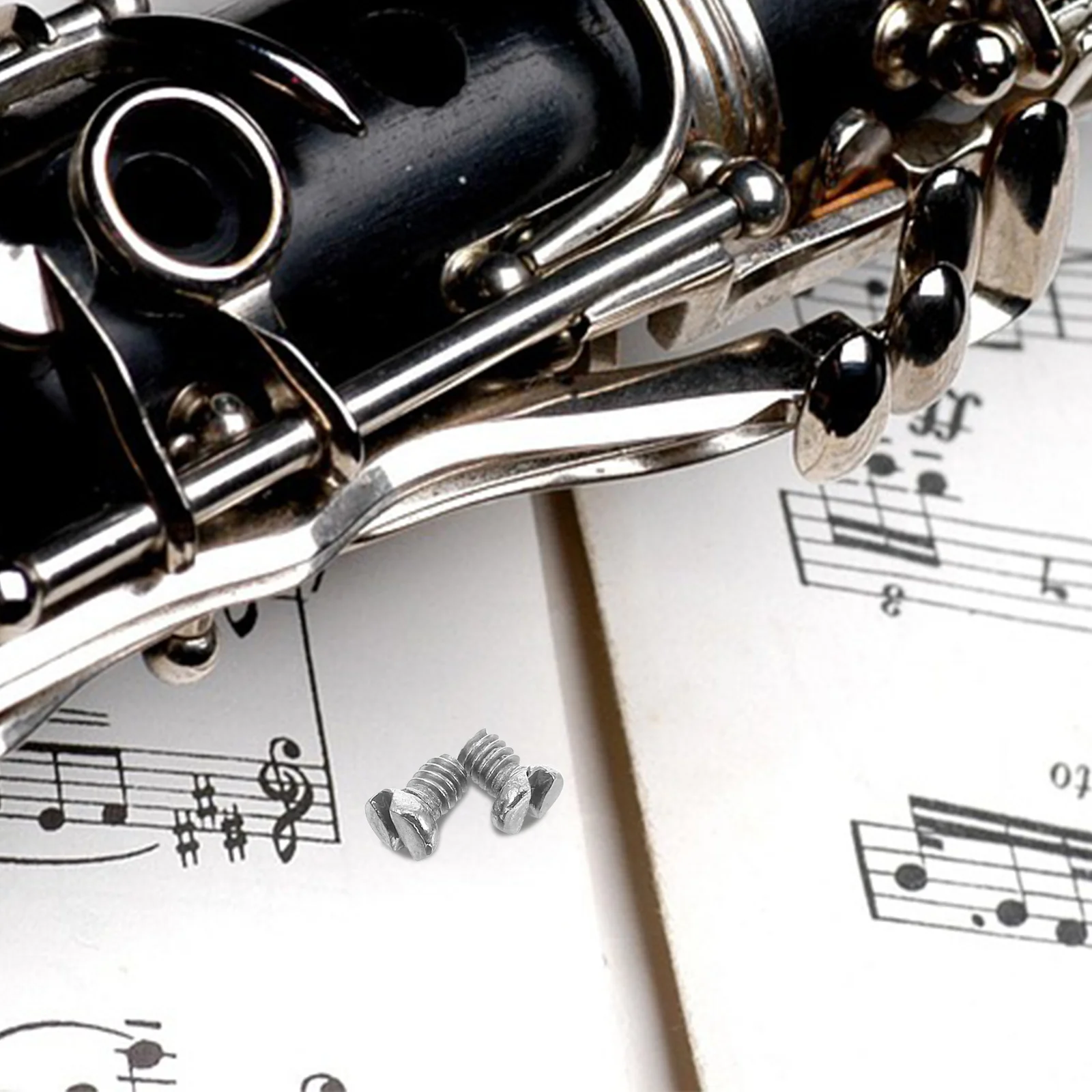 2Pcs Clarinet Screw Stainless Steel Repair Tools Durable Replacement Parts Saxophone Clarinet Maintenance Woodwind Instruments
2Pcs Clarinet Screw Stainless Steel Repair Tools Durable Replacement Parts Saxophone Clarinet Maintenance Woodwind Instruments